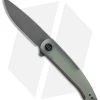 WE Knife Co. Smooth Sentinel Frame Lock Knife Gray Titanium/Natural G-10 (3" SW)