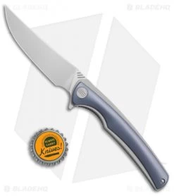 WE Knife Co. 704B Liner Lock Knife Blue Ti (3.6" Hand Rubbed) -Knives Online Store We Knife Co 704B blue ti hand rubbed BHQ 68687 er size