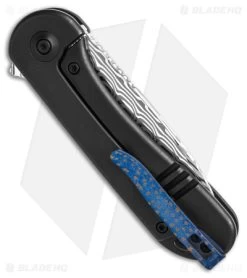 WE Knife Co. Elementum Frame Lock Black Titanium (3" Damascus) 8 WE Knife Co. Elementum Frame Lock Black Titanium (3" Damascus) -Knives Online Store We Knife Co Elementum Frame Lock Black Ti 3in Damascus BHQ 138575 td side