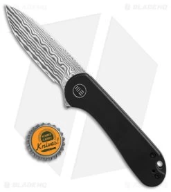 WE Knife Co. Elementum Frame Lock Black Titanium (3" Damascus) 9 WE Knife Co. Elementum Frame Lock Black Titanium (3" Damascus) -Knives Online Store We Knife Co Elementum Frame Lock Black Ti 3in Damascus BHQ 138575 td size