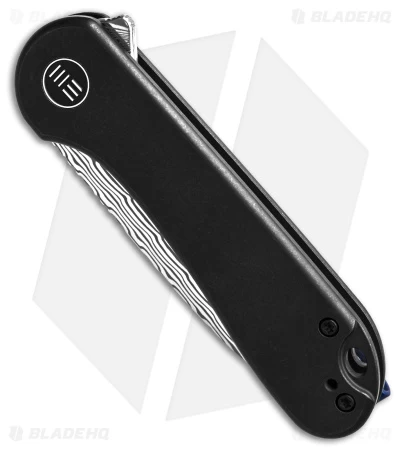 WE Knife Co. Elementum Frame Lock Black Titanium (3" Damascus) 4 WE Knife Co. Elementum Frame Lock Black Titanium (3" Damascus) - Image 2