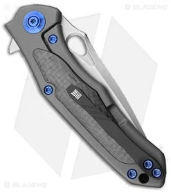 WE Knife Co. Vapor Frame Lock Knife Gray Ti/Carbon Fiber (2.95" SW) 804D -Knives Online Store We Knife Co Vapor FL Gray Ti CF SW 804D BHQ 83818 jr side