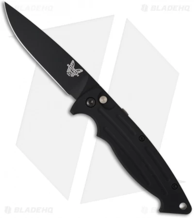 Benchmade 2550BK Mini-Reflex Automatic Knife (3.16" Black Plain) 3 Benchmade 2550BK Mini-Reflex Automatic Knife (3.16" Black Plain)