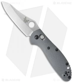 Benchmade Mini Griptilian PROTOTYPE 555-1 AXIS Lock Knife (2.91" Satin)
