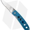 Vintage Benchmade Leopard 612S-BLU Liner Lock Knife (3.0" Satin Serr) 2 Vintage Benchmade Leopard 612S-BLU Liner Lock Knife (3.0" Satin Serr) -Knives Online Store benchmade 612s blu cm