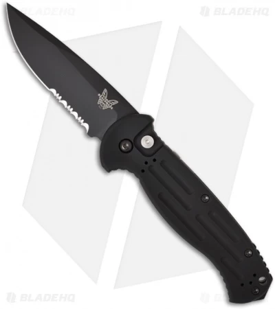 Benchmade 9051SBK AFO II Automatic Knife (3.56" Black Serr) *Used* 3 Benchmade 9051SBK AFO II Automatic Knife (3.56" Black Serr) *Used*