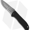 CRKT Drifter Farmall Liner Lock Knife Black G-10 (2.875" Gray Serr) 6460F