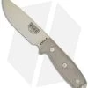 ESEE Knives ESEE-4P-MB-DT Wilderness Knife W/ MOLLE Back (4.5" Tan Plain)
