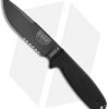 ESEE Knives ESEE-4S-CP-TG-B Clip Point Knife Black G-10 (4.5" Gray Serr) 2 ESEE Knives ESEE-4S-CP-TG-B Clip Point Knife Black G-10 (4.5" Gray Serr) -Knives Online Store esee 4s cp tg b black serrated fixed