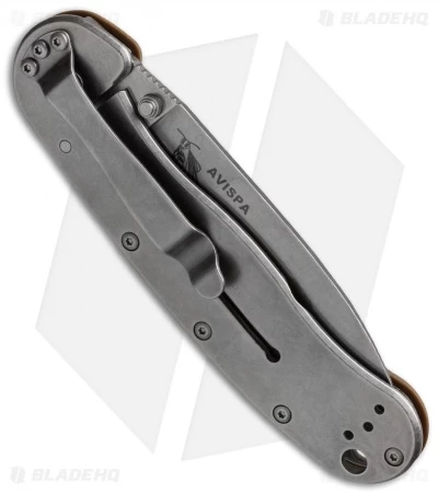 BRK Jeff Randall Avispa Frame Lock Knife Coyote Brown (3.5" Stonewash) 4 BRK Jeff Randall Avispa Frame Lock Knife Coyote Brown (3.5" Stonewash) - Image 2