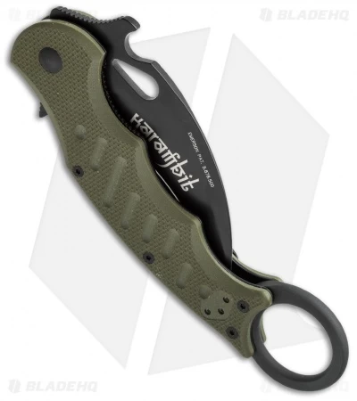 Fox Knives Karambit Folder Knife OD Green G-10 (3.1" Black) 479OD 4 Fox Knives Karambit Folder Knife OD Green G-10 (3.1" Black) 479OD - Image 2