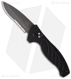 Gerber Auto Emerson Alliance Automatic Knife (3.5" Black Serr) 07158