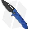 Guardian Tactical Helix Nano Flipper Knife Blue Aluminum (3.25" Black)