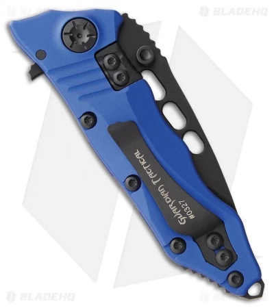 Guardian Tactical Helix Nano Flipper Knife Blue Aluminum (3.25" Black) 4 Guardian Tactical Helix Nano Flipper Knife Blue Aluminum (3.25" Black) - Image 2