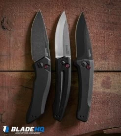 Kershaw Launch 2 Automatic Knife Black Aluminum (3.4" Stonewash) 7200 7 Kershaw Launch 2 Automatic Knife Black Aluminum (3.4" Stonewash) 7200 -Knives Online Store kershaw launch 1 blackwash 2 sw 3 blk dl