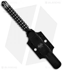 Microtech A.D.O. Knife D/E Fixed Blade (4.5" Two-Tone Full Serr) 115-3LE Limited -Knives Online Store microtech ado se de black reverse 2 tone standard 115 1 le 116 1 le sheath back