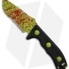 Microtech Currahee Zombie Green Drop Point Knife Fixed Blade (4.5" Serr) 102-2Z -Knives Online Store microtech currahee fixed s e zombie serr 102 2z