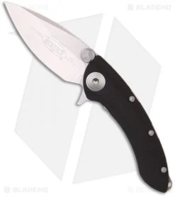 Microtech Whaleshark Flipper Knife G-10 (3.63" Stonewash Plain) 167-10