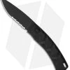 Piranha X Automatic Knife Tactical (3.3" Black Serr) 1 Piranha X Automatic Knife Tactical (3.3" Black Serr) -Knives Online Store piranha x black tactical serrated