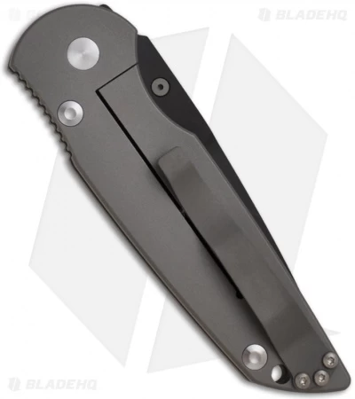 Pro-Tech TR-3 Integrity Frame Lock Knife Titanium (3.5" Black Serr) 7704 4 Pro-Tech TR-3 Integrity Frame Lock Knife Titanium (3.5" Black Serr) 7704 - Image 2