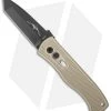 Emerson Pro-Tech CQC-7 Tanto Automatic Knife Tan Knurled (3.25" Black)