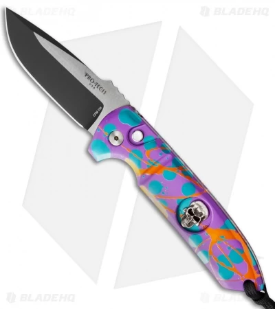 Pro-Tech Les George Rockeye Skull Surprise Splash Auto -Orange/Purple/Green 3 Pro-Tech Les George Rockeye Skull Surprise Splash Auto -Orange/Purple/Green