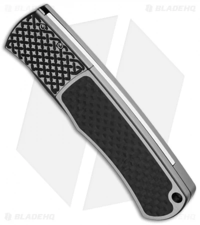 Pro-Tech Magic BR-1 "Whiskers" Custom Steel Knife Two-Tone/CF (3.125" Black) 4 Pro-Tech Magic BR-1 "Whiskers" Custom Steel Knife Two-Tone/CF (3.125" Black) - Image 2