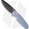 Pro-Tech Custom TR-3 Integrity Frame Lock Knife Blue Ti (3.5" Black) 7725-BT -Knives Online Store protech tr 3 manual integrity folder custom 7725bt