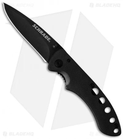 Schrade Liner Lock Knife Black (2.5" Black) SCH107ALBK 3 Schrade Liner Lock Knife Black (2.5" Black) SCH107ALBK