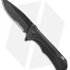 Schrade Drop Point Liner Lock Knife (3.75" Black Serr) SCH501S -Knives Online Store schrade sch501s serrated drop point