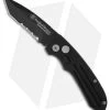 Smith & Wesson Mini Extreme Ops Tanto Automatic Knife (2.5" Black Serr) SW40BTS -Knives Online Store smith wesson mini extreme ops auto sw40bts