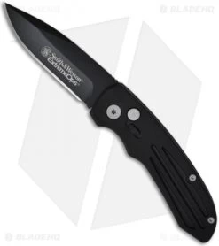 Smith & Wesson Extreme Ops Drop Point Automatic Knife (3.25" Black) SW50B