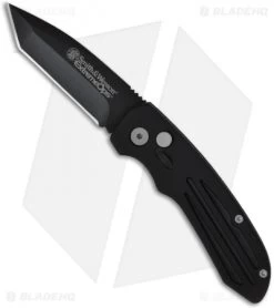 Smith & Wesson Extreme Ops Tanto Automatic Knife (3.25" Black) SW50BT