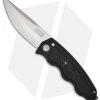 SOG-TAC Automatic Knife Clip Point Black Aluminum (3.5" Satin) ST-01 -Knives Online Store sog sogtac satin st 01