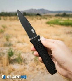 SOG Spec Elite II Automatic Knife (4" Black) SE-62 -Knives Online Store sog spec elite ii se 62 BHQ 8486 dl