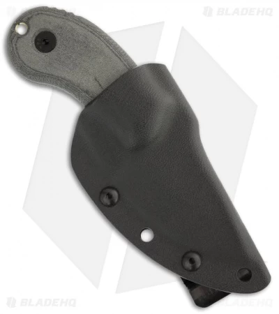 TOPS Knives Wolf Pup Fixed Blade Knife (2.5" Black Plain) WP010 4 TOPS Knives Wolf Pup Fixed Blade Knife (2.5" Black Plain) WP010 - Image 2