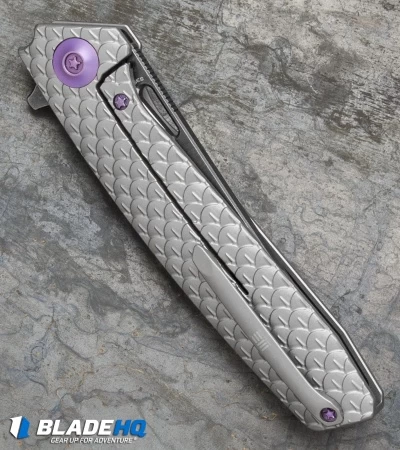 WE Knife Co. 604E Tanto Frame Lock Knife Titanium (3.8" Satin, Black) 5 WE Knife Co. 604E Tanto Frame Lock Knife Titanium (3.8" Satin, Black) - Image 3